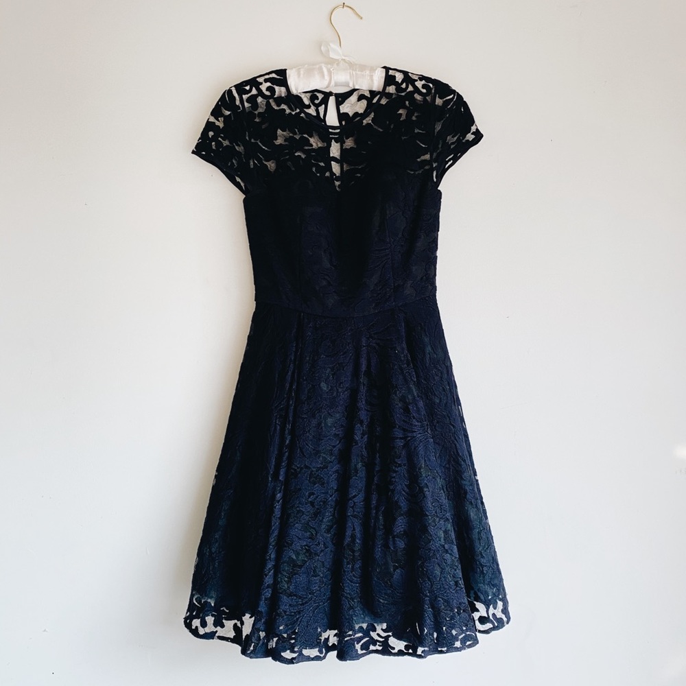 New Ted Baker Navy Floral Dress (never been worn)